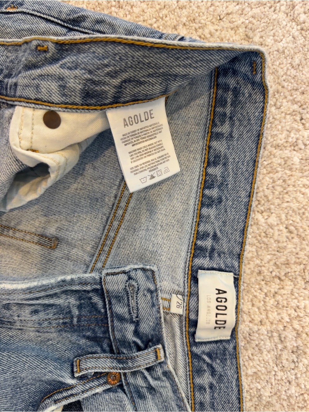 Agolde Riley size 26 - Picture 2 of 4